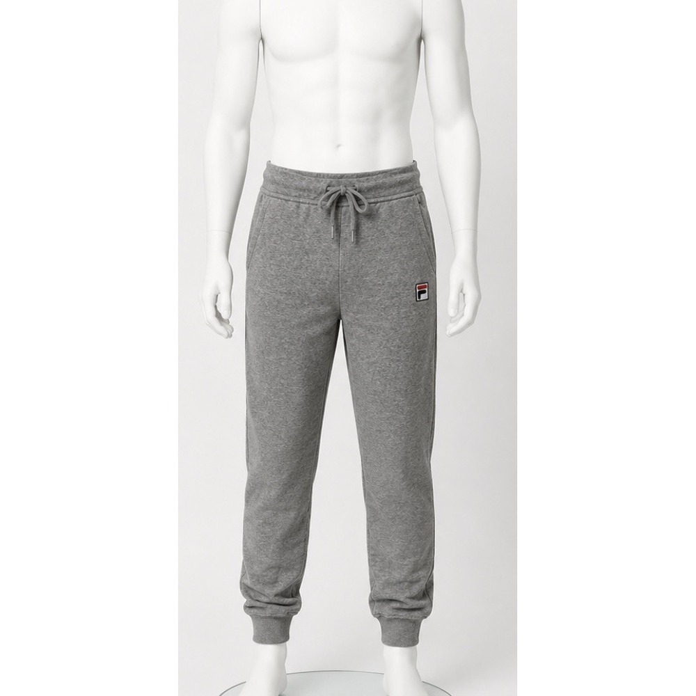 FILA Men's Womens Sweatpants Athletic Track Pants Small S Heathered Gray Sporty